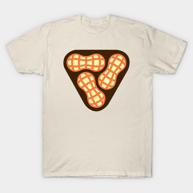 Peanut Badge T-Shirt by JakeReeder11